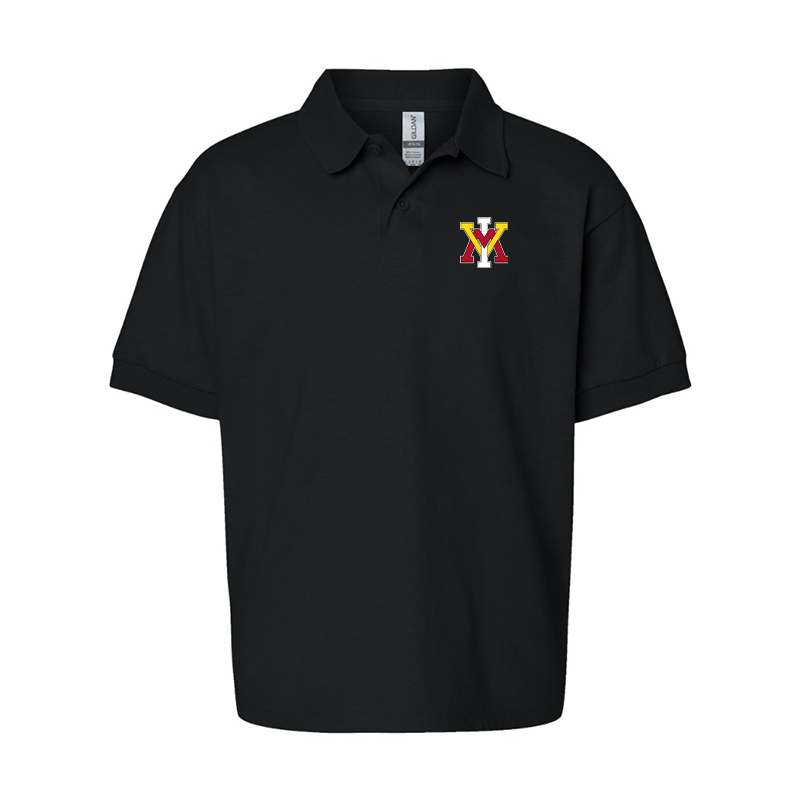 Youth VMI Keydets Gildan Dry Blend Jersey Polo